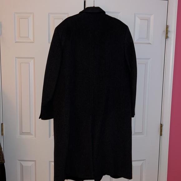 Mens Long sleeve formal double breasted wool coat. - Picture 2 of 4